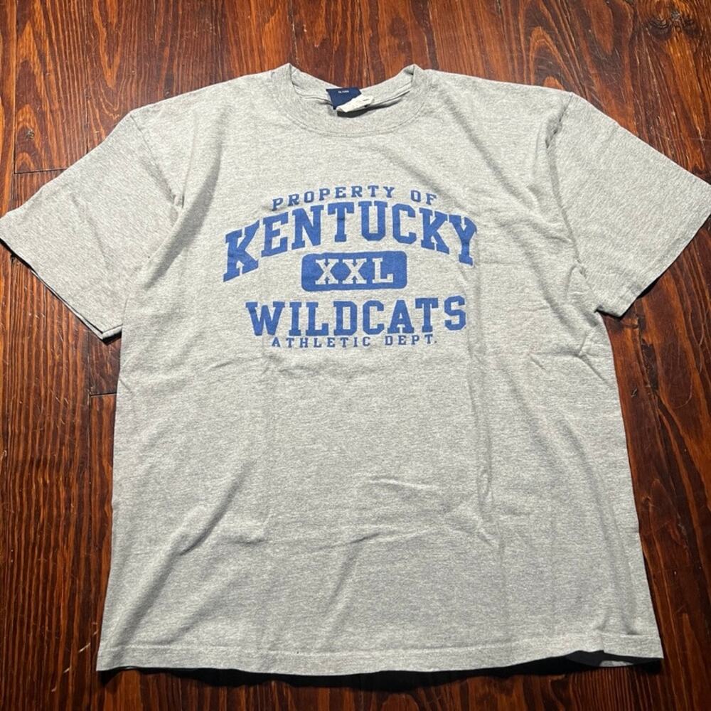 ASI Sports L College Graphic T Shirt Gray Kentucky Wildcats